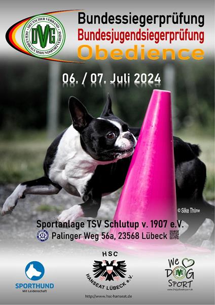Plakat BSP Obedience 2024